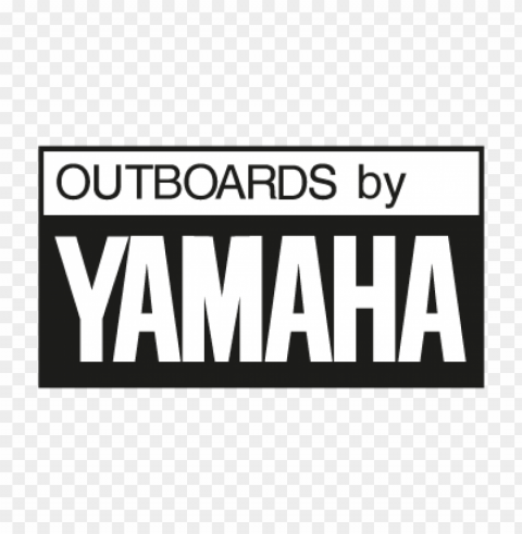 outboards by yamaha vector logo free download Isolated Illustration with Clear Background PNG