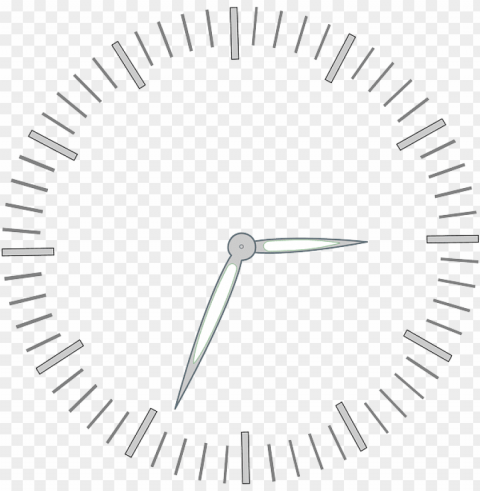 outline face template clock minute arms blank - clock no hands Transparent Cutout PNG Graphic Isolation