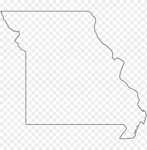 Outline Of Missouri - Missouri PNG With Transparent Background Free