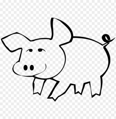 outlines of a pig Transparent picture PNG PNG transparent with Clear Background ID 0ec72202