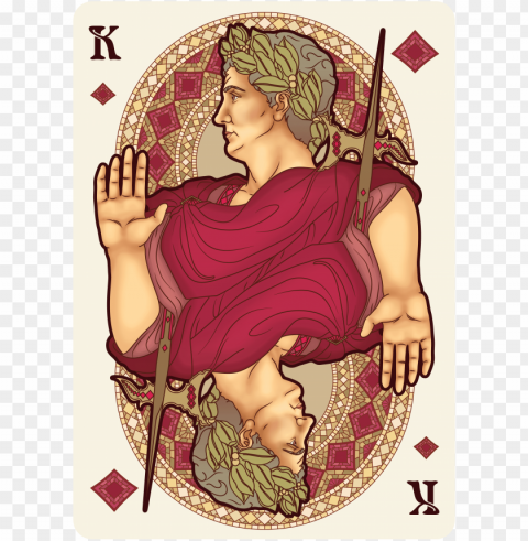 ouveau bourgogne playing cards king of diamonds - illustratio Transparent PNG images set