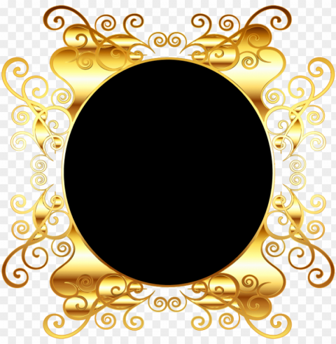 oval gold frame medium - oval border vector graphics background PNG transparent photos extensive collection