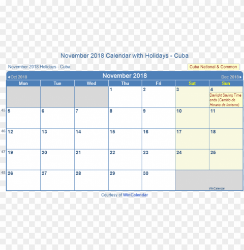ovember 2018 calendar with cuba holidays to print - 2019 calendar with holidays singapore PNG with Clear Isolation on Transparent Background