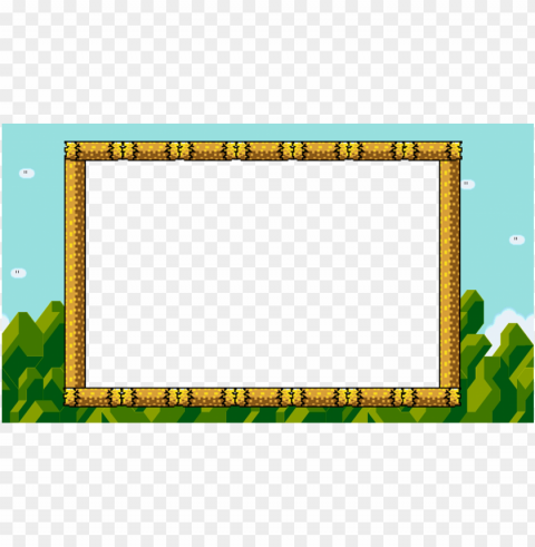 overlay i use for when i stream smw - picture frame Transparent image PNG transparent with Clear Background ID eb0b7002