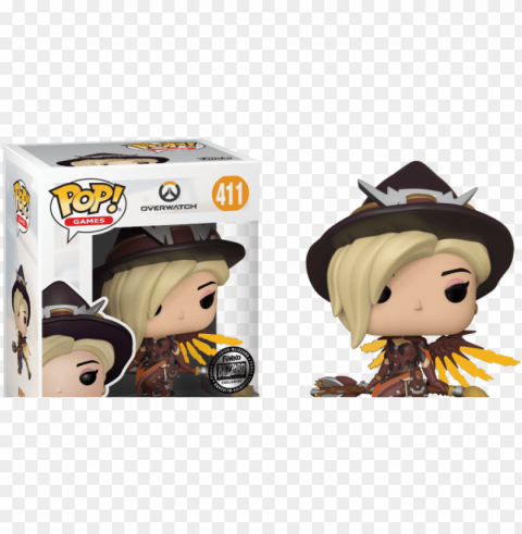 overwatch funko pop halloween mercy bruja 1 - witch mercy funko po PNG with no background diverse variety
