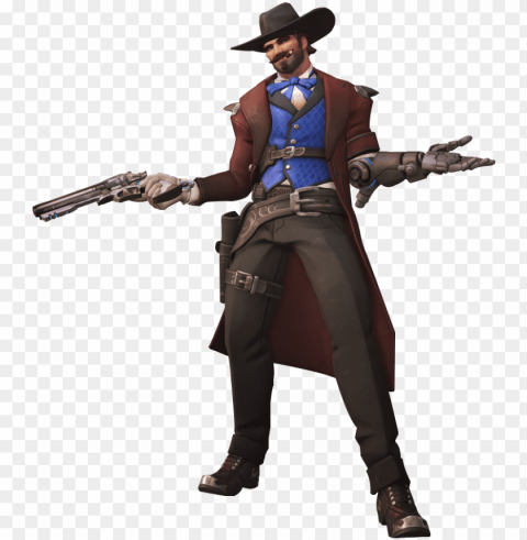 overwatch mccree clip library - mccree Transparent Background Isolation in PNG Image