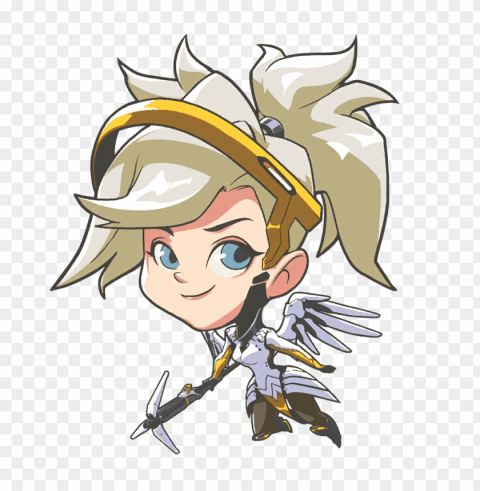 overwatch mercy PNG Isolated Object on Clear Background PNG transparent with Clear Background ID 6b249524