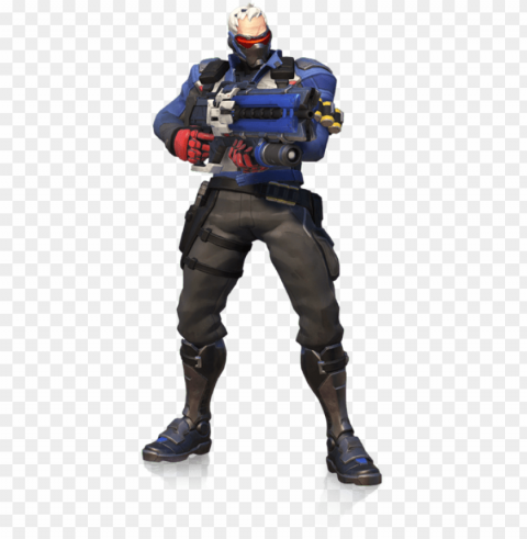 overwatch soldier 76 Isolated Object with Transparent Background in PNG