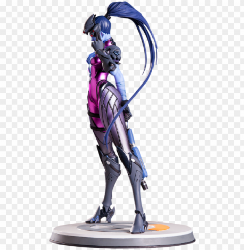 overwatch widowmaker statue 360 view Isolated Subject in Transparent PNG