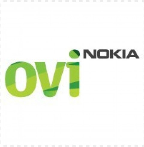 ovi nokia logo vector free PNG Graphic with Transparency Isolation