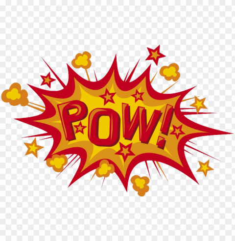 ow - comic pow HighResolution Transparent PNG Isolated Element
