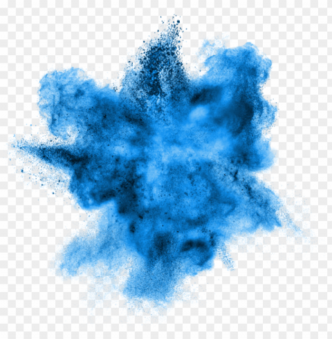 owder coat spray - blue powder explosion PNG images with transparent canvas compilation