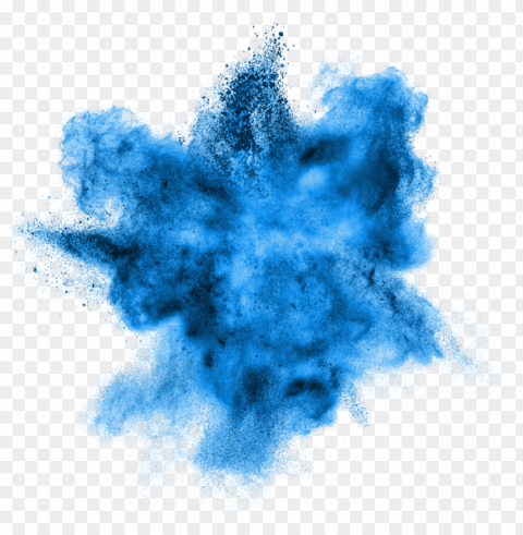 Owder Coat Spray - Blue Powder Explosion PNG Images With Transparent Canvas Compilation