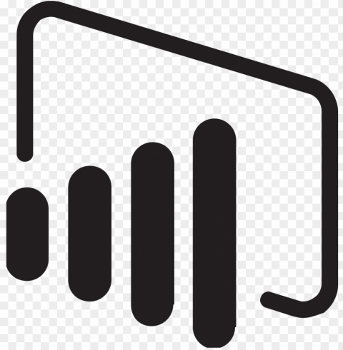 ower icon - power bi logo Isolated Graphic Element in Transparent PNG