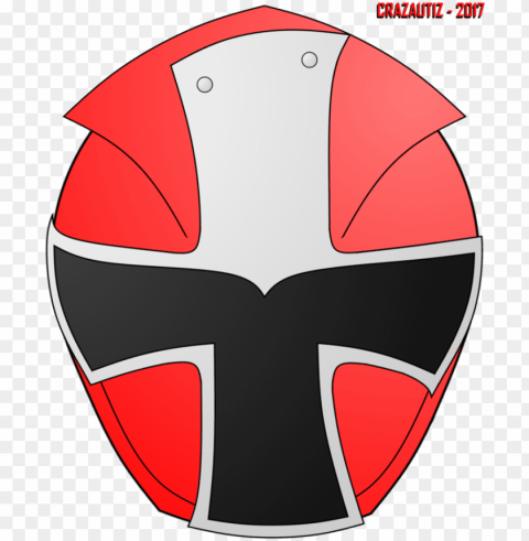 ower rangers clipart red - power ranger ninja steel helmet PNG for digital design