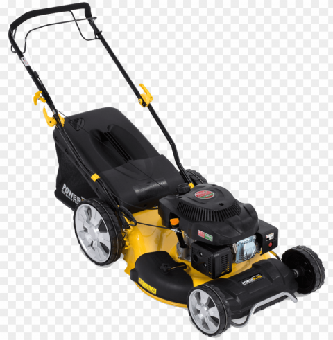 owerplus petrol lawnmower 173cc - cub cadet push mower Isolated Element in Clear Transparent PNG