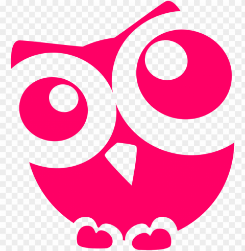 owl animation cartoon bird painting - owl animatio Isolated Artwork on Clear Background PNG