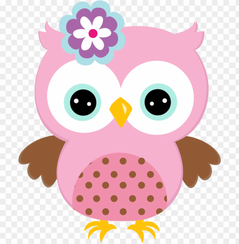 owl birthday parties baby owls baby shawer owl cartoon - dibujo de buho a color Isolated Design Element in Clear Transparent PNG