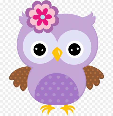 Owl Cartoon Transparent PNG Object With Isolation