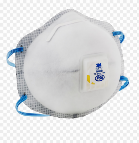 p95 surgical doctor mask Transparent PNG Artwork with Isolated Subject