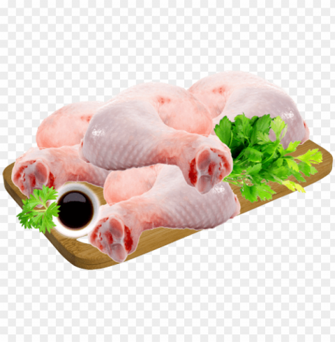 packed chicken meat Transparent background PNG stock