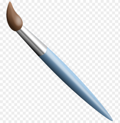 paint brush clip art PNG Graphic Isolated on Clear Background Detail