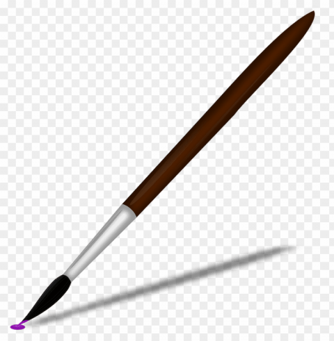 paint brush clip art PNG Graphic Isolated with Clarity