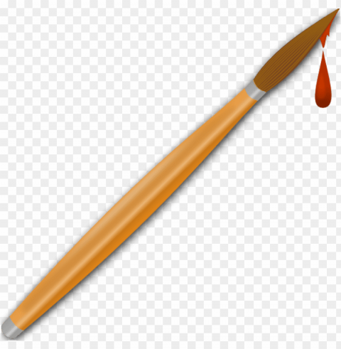 paint brush clip art PNG Graphic with Isolated Transparency