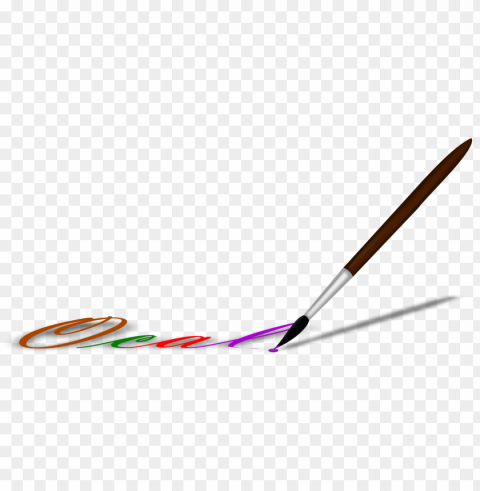 paint brush clip art PNG graphics for free