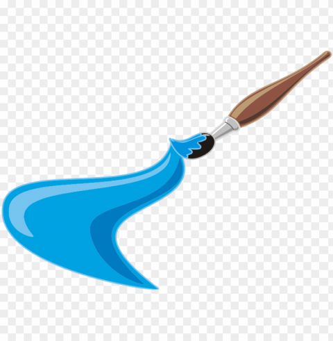paint brush clip art PNG graphics for presentations