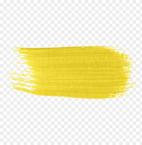 paint brush stroke yellow PNG without background PNG transparent with Clear Background ID a3647373