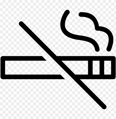 palenie zabronione icon - no smoking icon Transparent PNG Isolated Illustrative Element