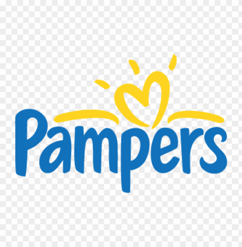 pampers logo vector PNG images for merchandise