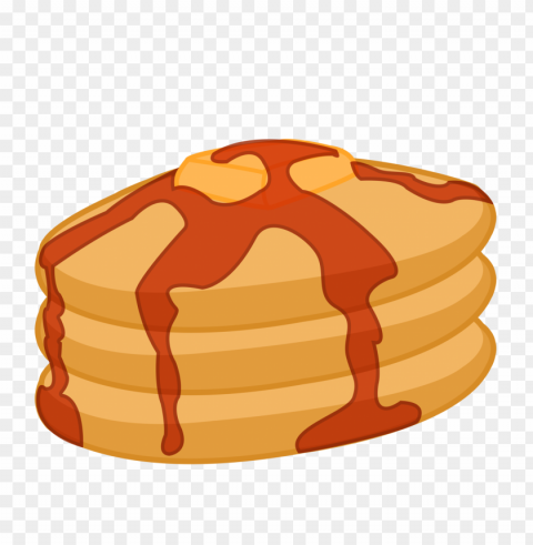 pancake food design Transparent PNG Artwork with Isolated Subject