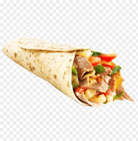 panino kebab ClearCut Background PNG Isolated Element