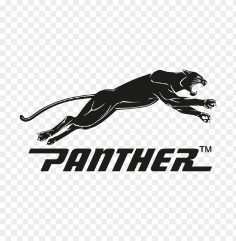 panther vector logo free download Clear PNG image
