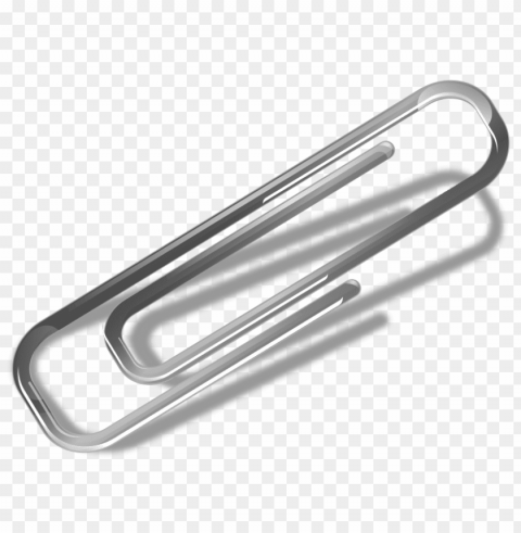 Paperclip Clean Background Isolated PNG Design