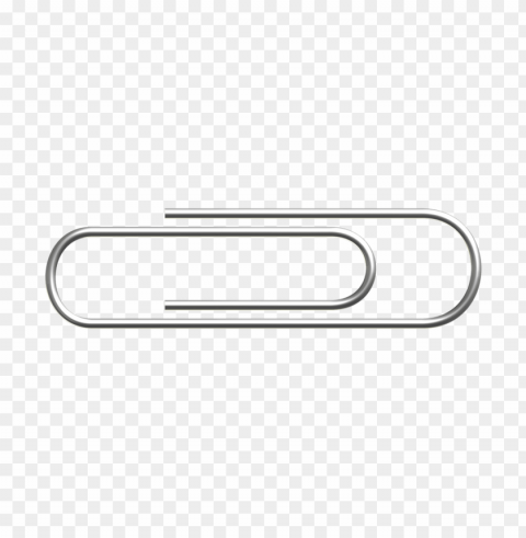 Paperclip Clear Background Isolated PNG Graphic