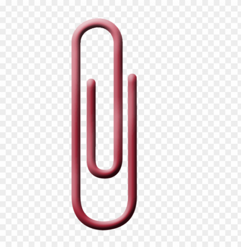 paperclip Clear Background PNG Isolated Design