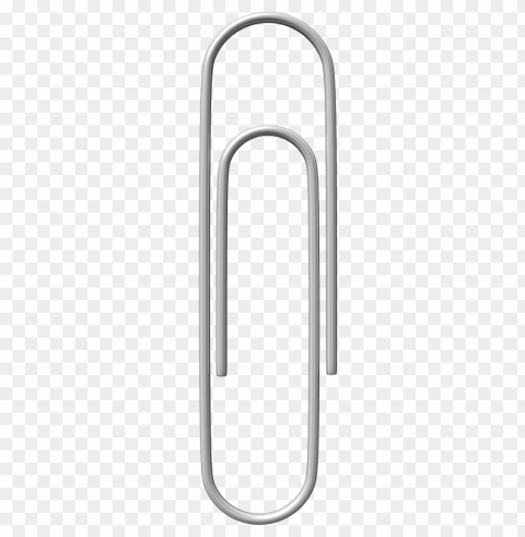 Paperclip Transparent Background PNG Isolation