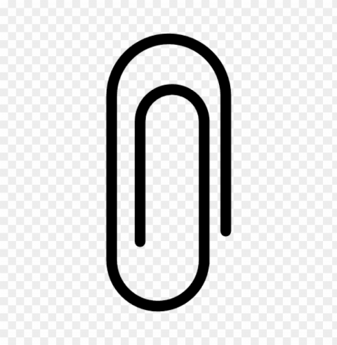 paperclip Transparent Background PNG Object Isolation