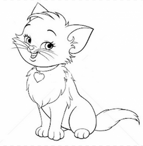 dibujos faciles Gato Transparent Background Isolated PNG Item