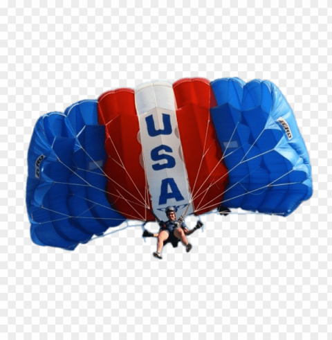 Parachute Usa PNG With Transparent Backdrop