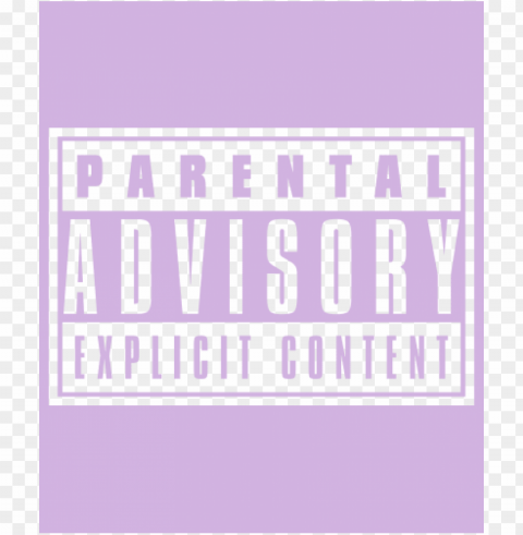parental advisory white Isolated Element in HighResolution Transparent PNG