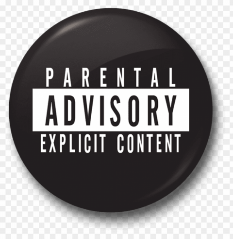 Parental Advisory White PNG Images With Transparent Space