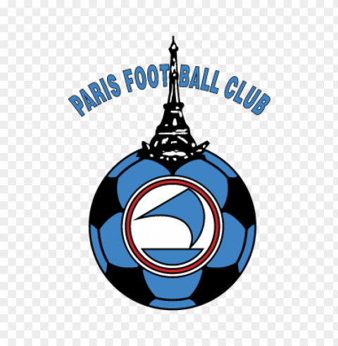 paris fc vector logo PNG artwork with transparency