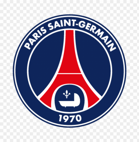 paris saint-germain fc vector logo PNG for web design