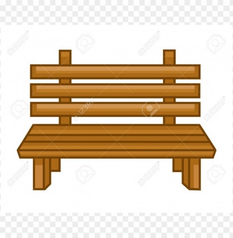 park bench cartoon HighQuality Transparent PNG Isolated Object