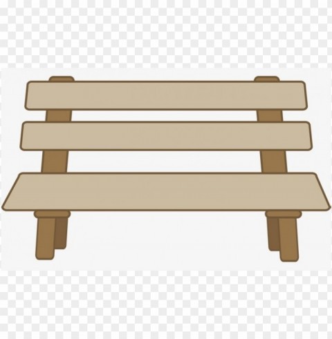 park bench cartoon HighQuality Transparent PNG Isolation