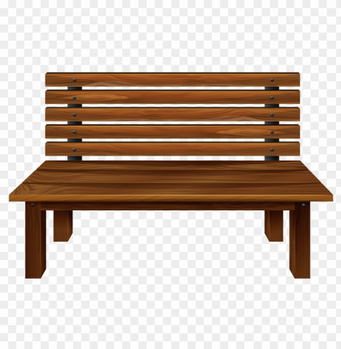 park bench cartoon PNG transparent vectors